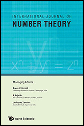 International Journal of Number Theory, logo